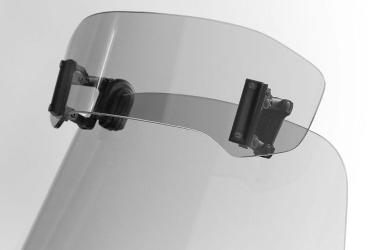 MRA Vario-Spoiler-Aufsatz VSA-TYP A 30/19 cm, rauchgrau, inkl. Klemme (Stück)