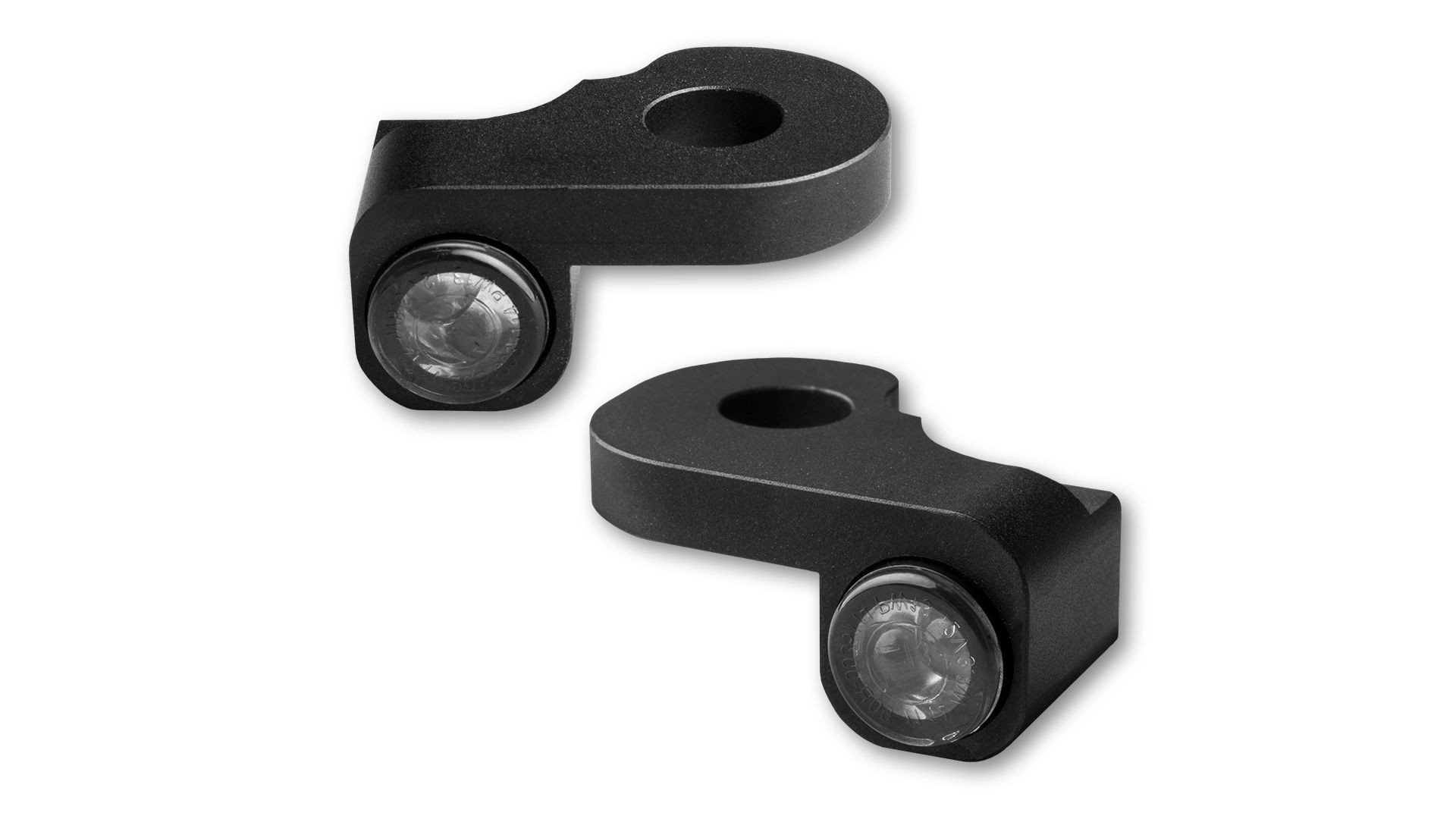 HeinzBikes NANO Series LED Blinker für H-D Lenkerarmaturen CVO MODELS 2002-2020, schwarz