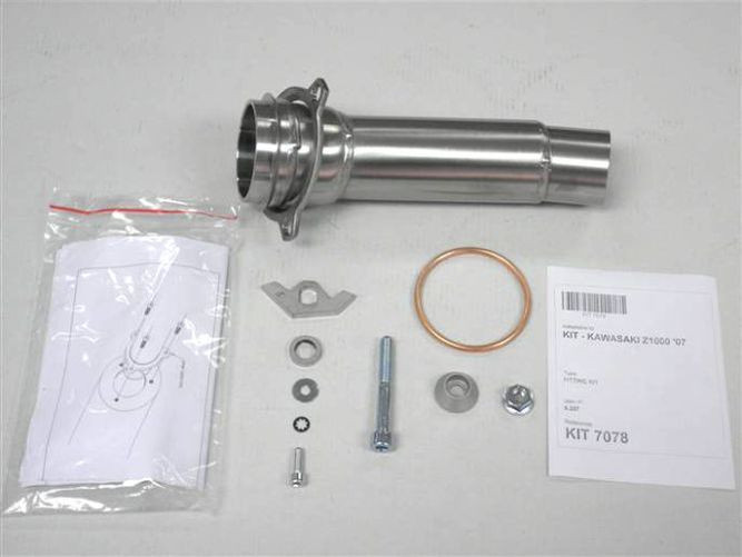 IXIL Adapterrohr Kawasaki Z 1000, 07-09, rechte Seite (Stück)