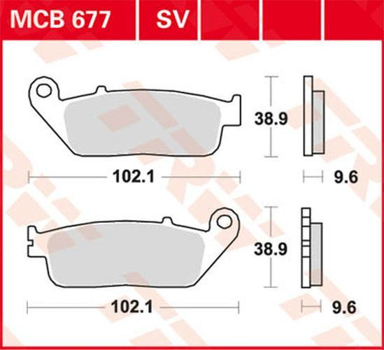 TRW Lucas Racingbelag MCB677SRQ (Satz)