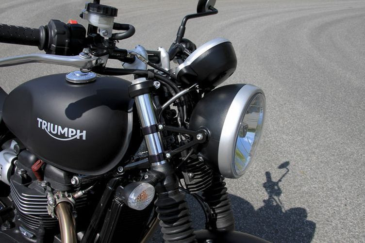 LSL Lampenhalter Triumph Street Twin mit Blinkeraufnahme (Set)