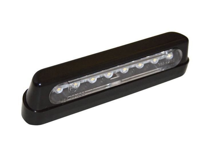 SHIN YO LED-Nummernschildbeleuchtung, ABS schwarz, lang (Stück)