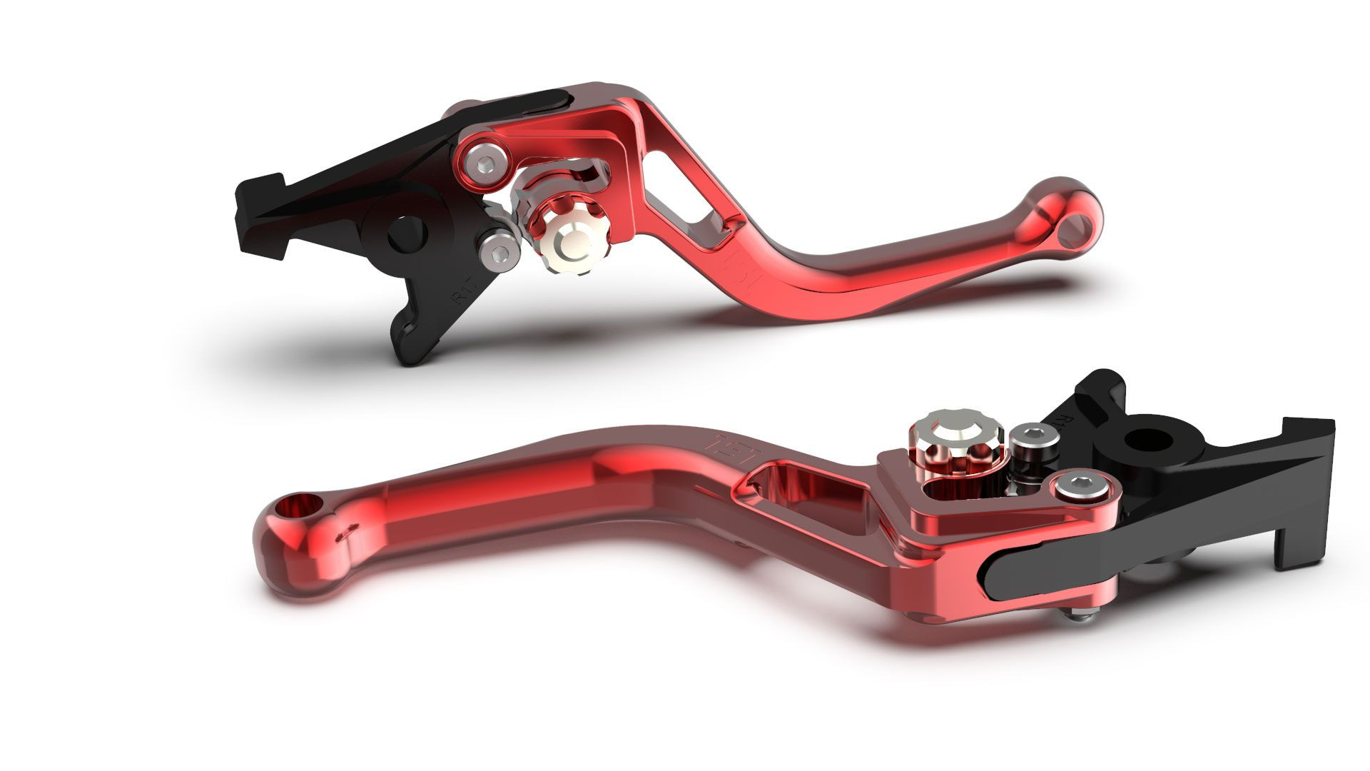 LSL Bremshebel BOW R36, kurz, rot/silber (Stück)