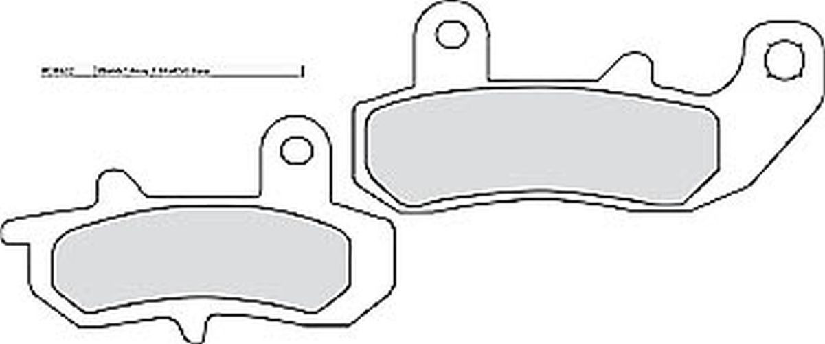 FERODO Bremsbelag FDB 607 P (Satz)