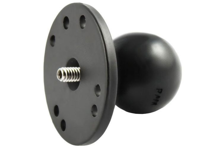RAM Mounts Basisplatte für Kameras mit 1/4 Zoll-20 Gewindestift - C-Kugel (1,5 Zoll) (Stück)