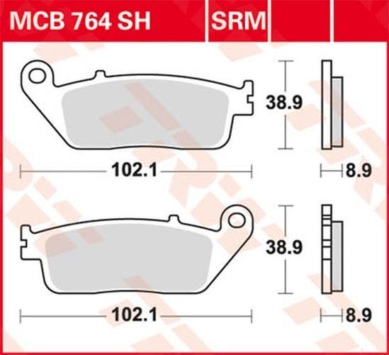 TRW Lucas Sinterbelag MCB764SH (Satz)