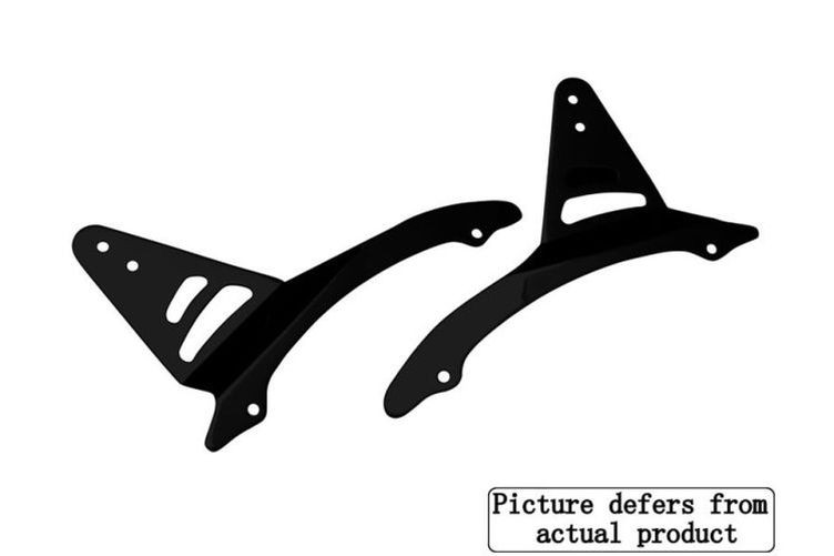 HIGHWAY HAWK Sissy-Bar-Halter, schwarz Indian (Stück)