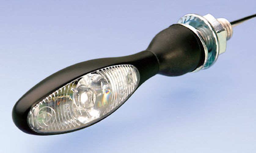 Kellermann Blinker Micro 1000 LED, schwarz, Glas transparent (Stück)