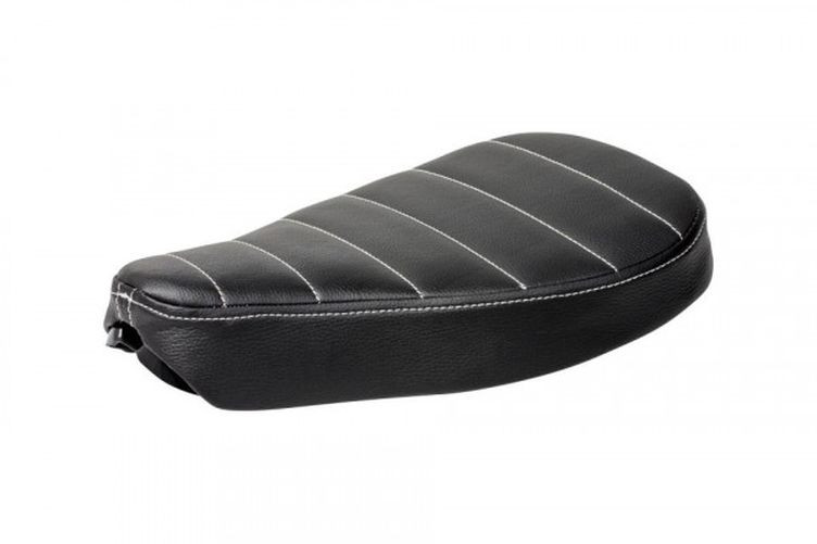 HIGHWAY HAWK Sitzbank Bobber Typ 3 Tuck N' Roll, schwarz (Stück)