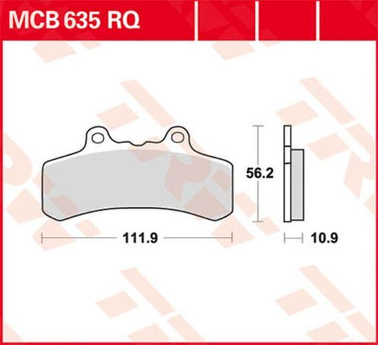 TRW Lucas Racingbelag MCB635RQ (Satz)