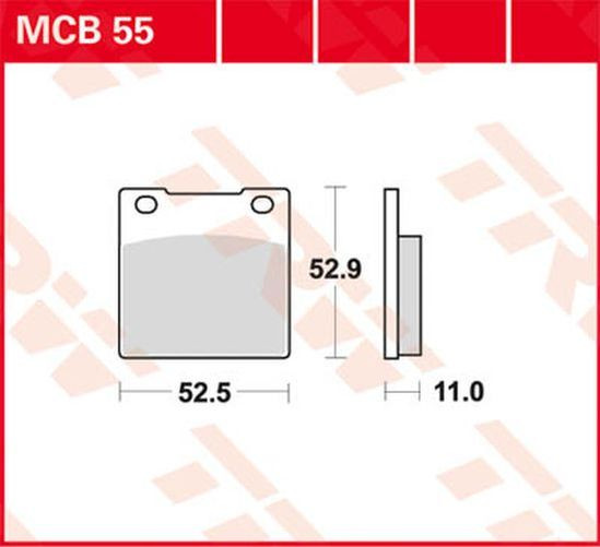 TRW Lucas Bremsbelag MCB55 honda (Satz)
