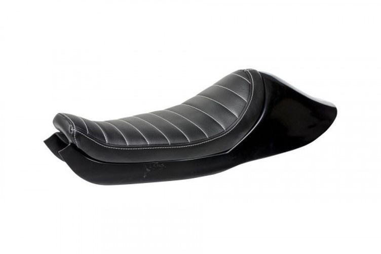 HIGHWAY HAWK Sitzbank Street Tracker Tuck N Roll Black, H-D Sportster (Stück)