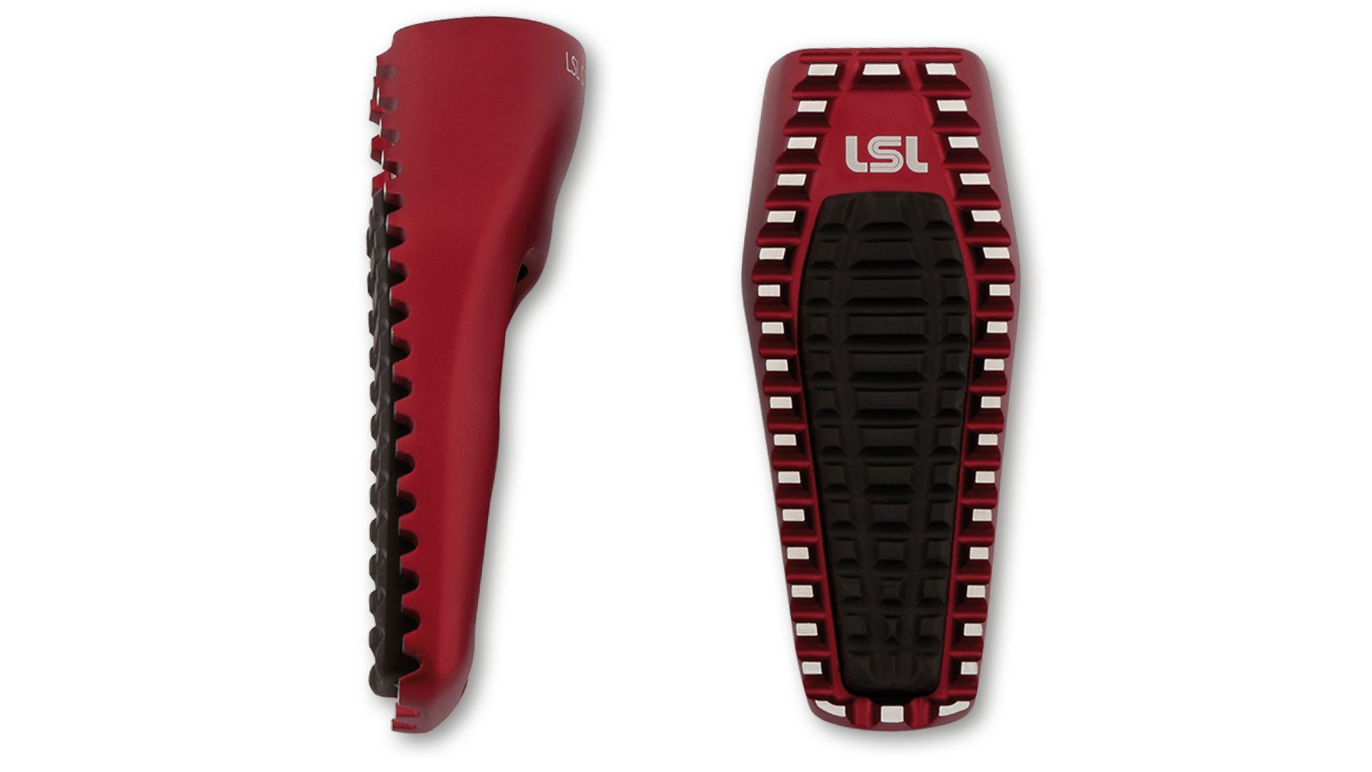 LSL Fußrasten ERGONIA, rot