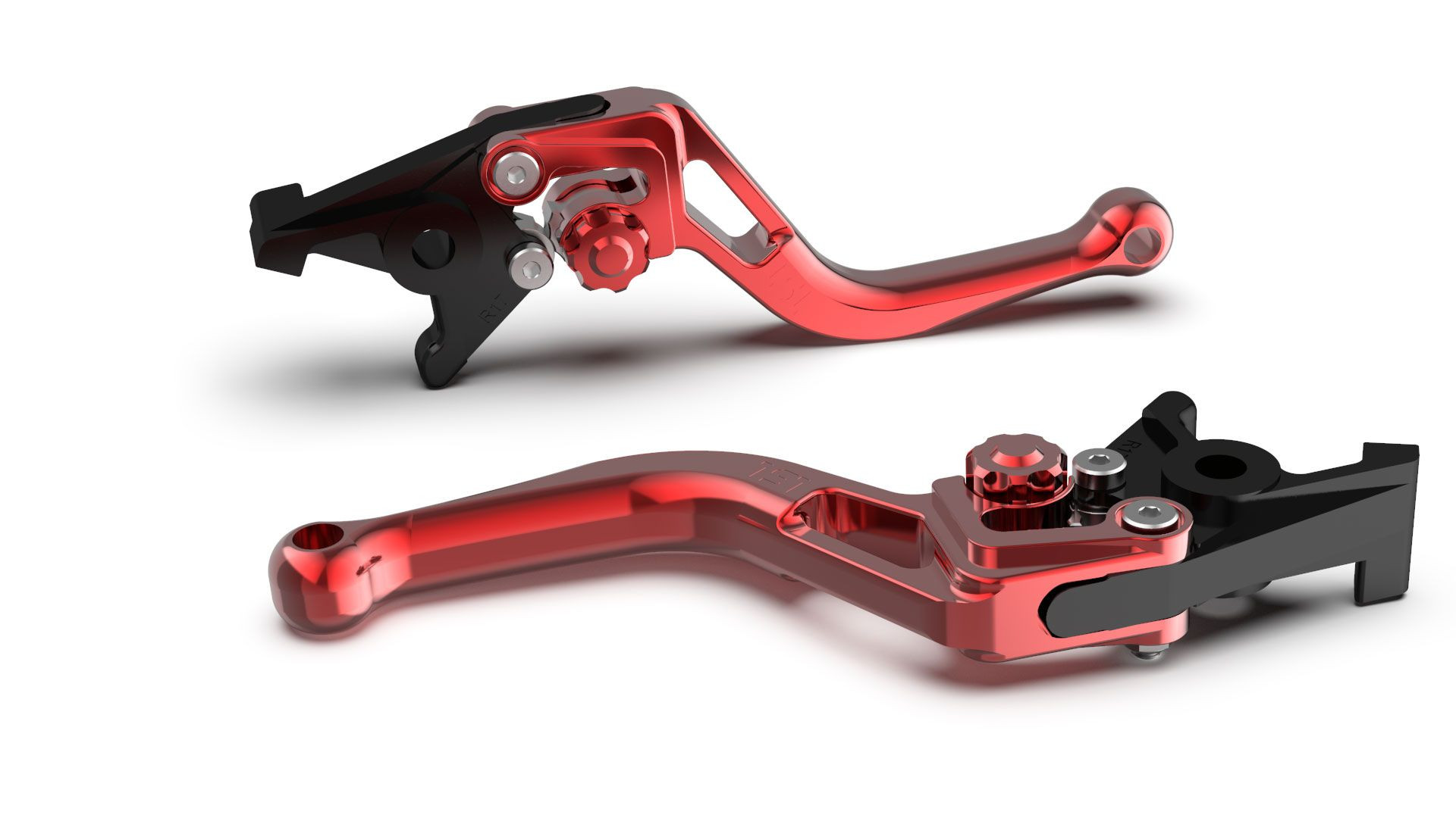 LSL Bremshebel BOW R38R, kurz, rot/rot (Stück)