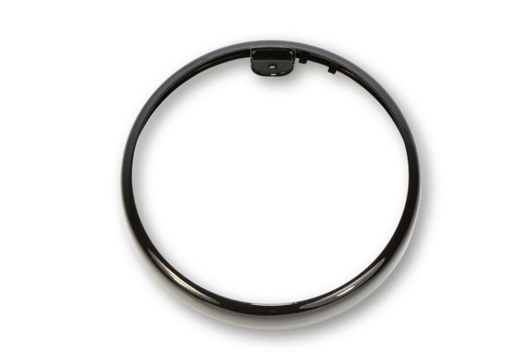 SHIN YO Lampenring für 7 Zoll Scheinwerfer RENO, schwarz glänzend (Stück)