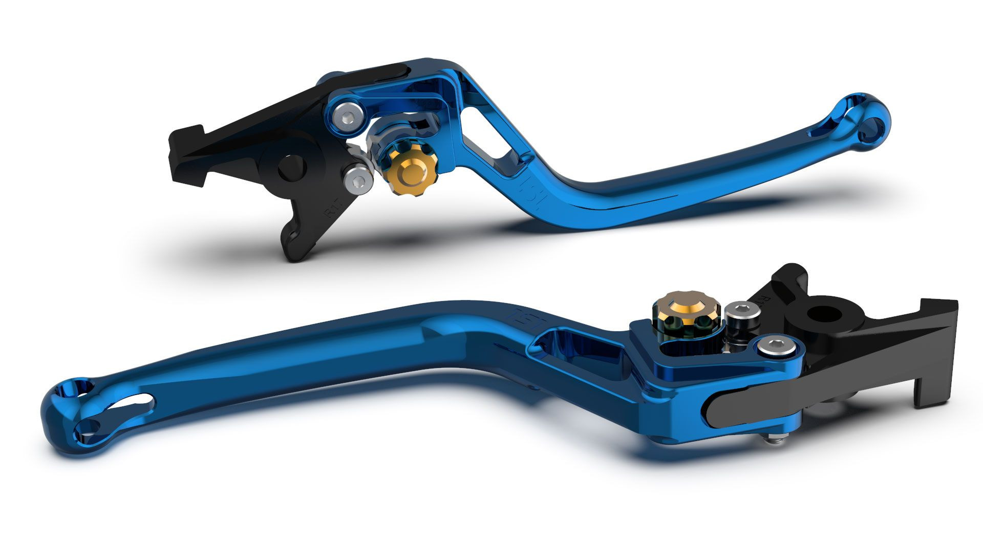 LSL Bremshebel BOW R35R, blau/gold (Stück)