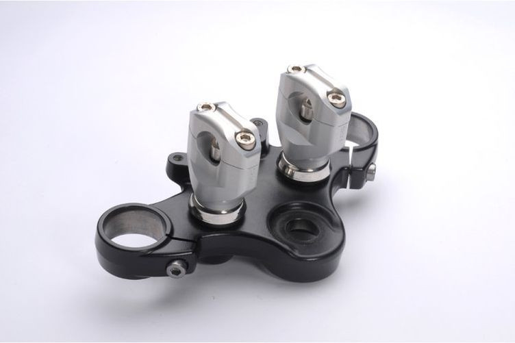 LSL Klemmbock Kit Triumph Bonneville&Thruxton 08-, 1 Zoll, schwarz (Set)