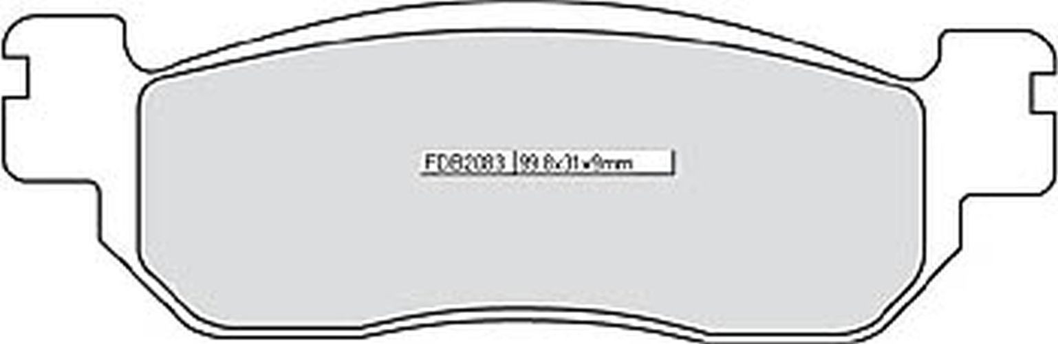 FERODO Sinterbelag FDB 2083 ST (Satz)