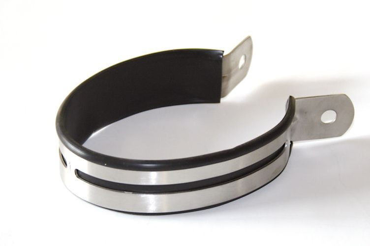 IXIL Auspuffschelle Edelstahl, poliert, oval (Stück)