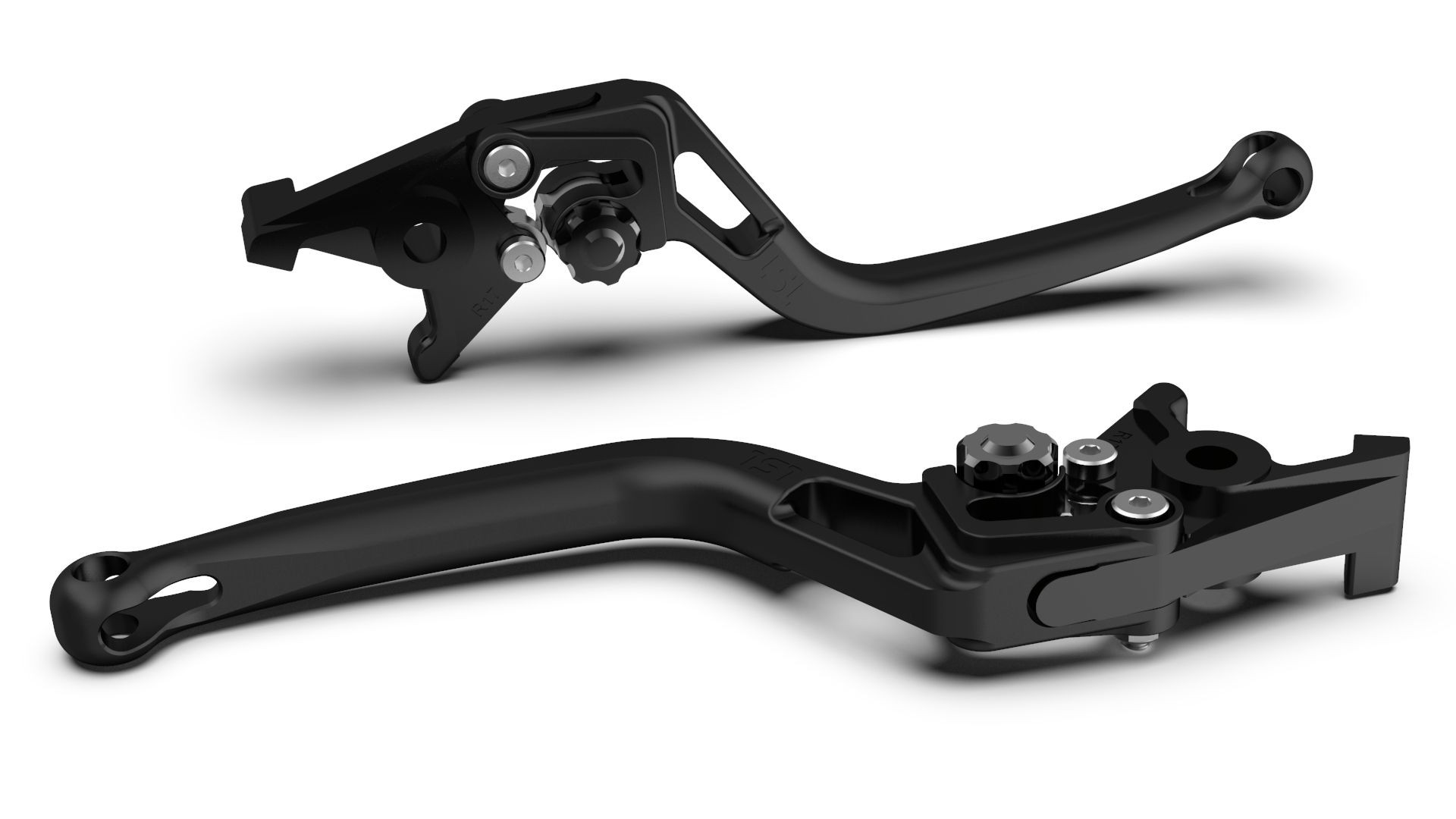 LSL Kupplungshebel BOW für Brembo 16 RCS, L37R,schwarz perlgestrahlt/schwarz