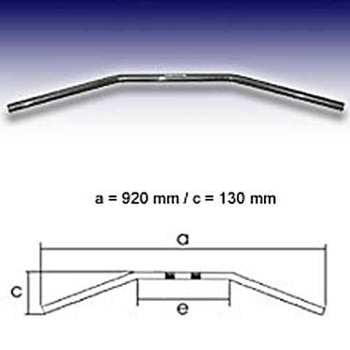 FEHLING Drag Bar Large, 1 Zoll, 92cm, schwarz (Stück)