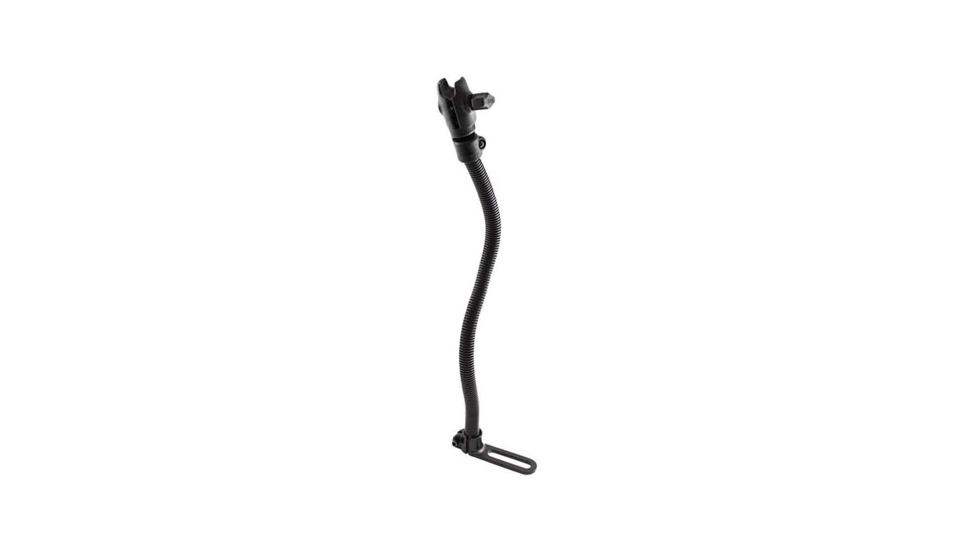 RAM Mounts Pod I Sitzschienen-Adapter mit B-Kugel-Aufnahme (1 Zoll) - flexibler Stab (ca. 450 mm)