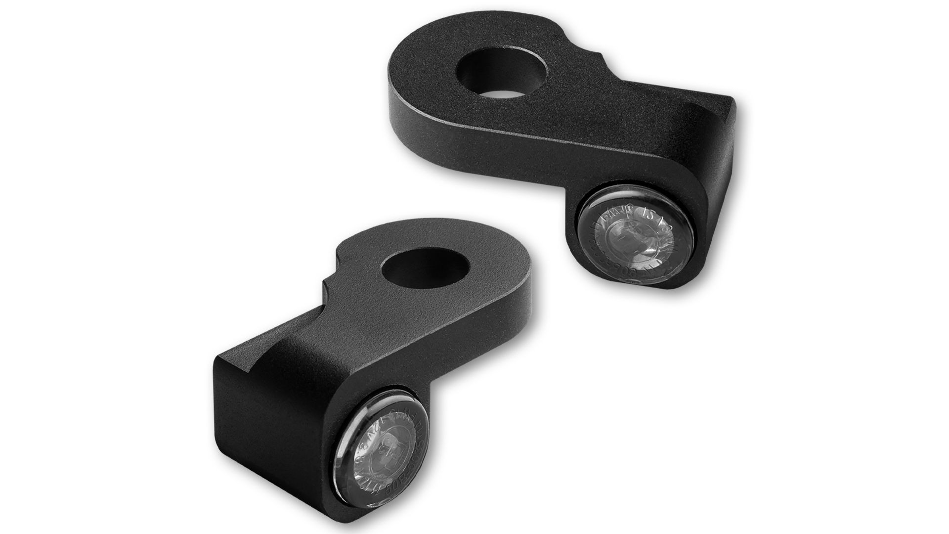 HeinzBikes NANO Series LED Blinker für H-D Lenkerarmaturen V-ROD NIGHT ROD 2002-2017, schwarz