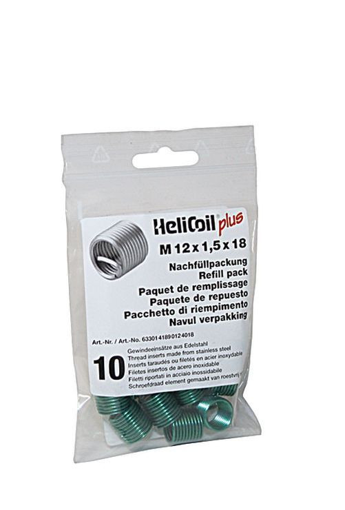 HELICOIL Nachfüllpackung HeliCoil plus Gewindeeinsätze M 12 (Satz)