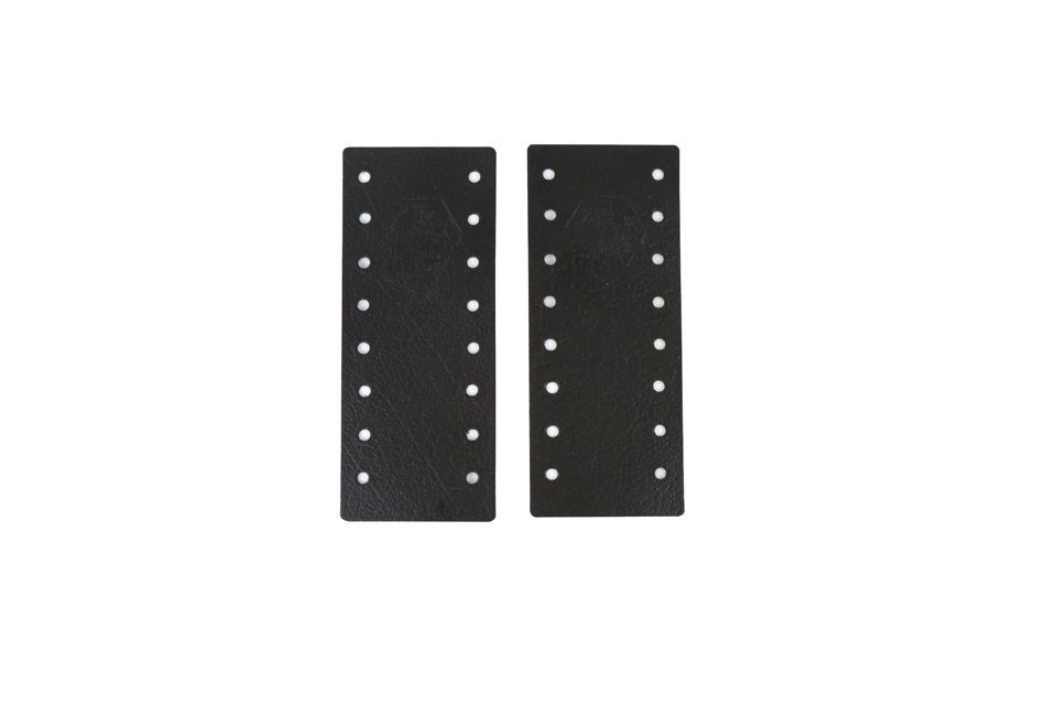 HIGHWAY HAWK Leder Handgriff (Paar)