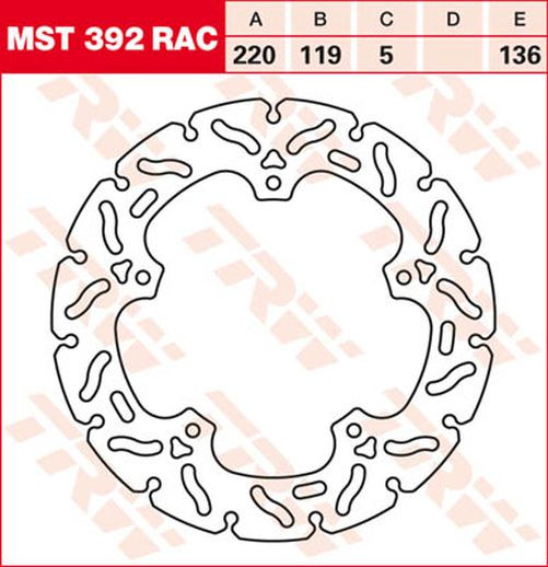 TRW Lucas Bremsscheibe MST392RAC,starr BMW (Stück)