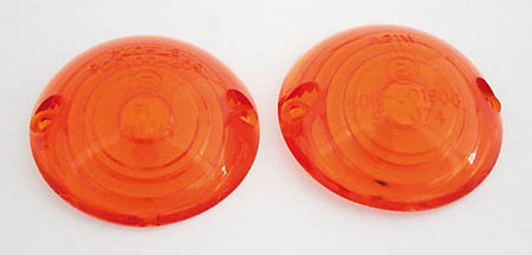 SHIN YO Blinkergläser für OCHSENAUGEN Blinker, gelb (Paar)