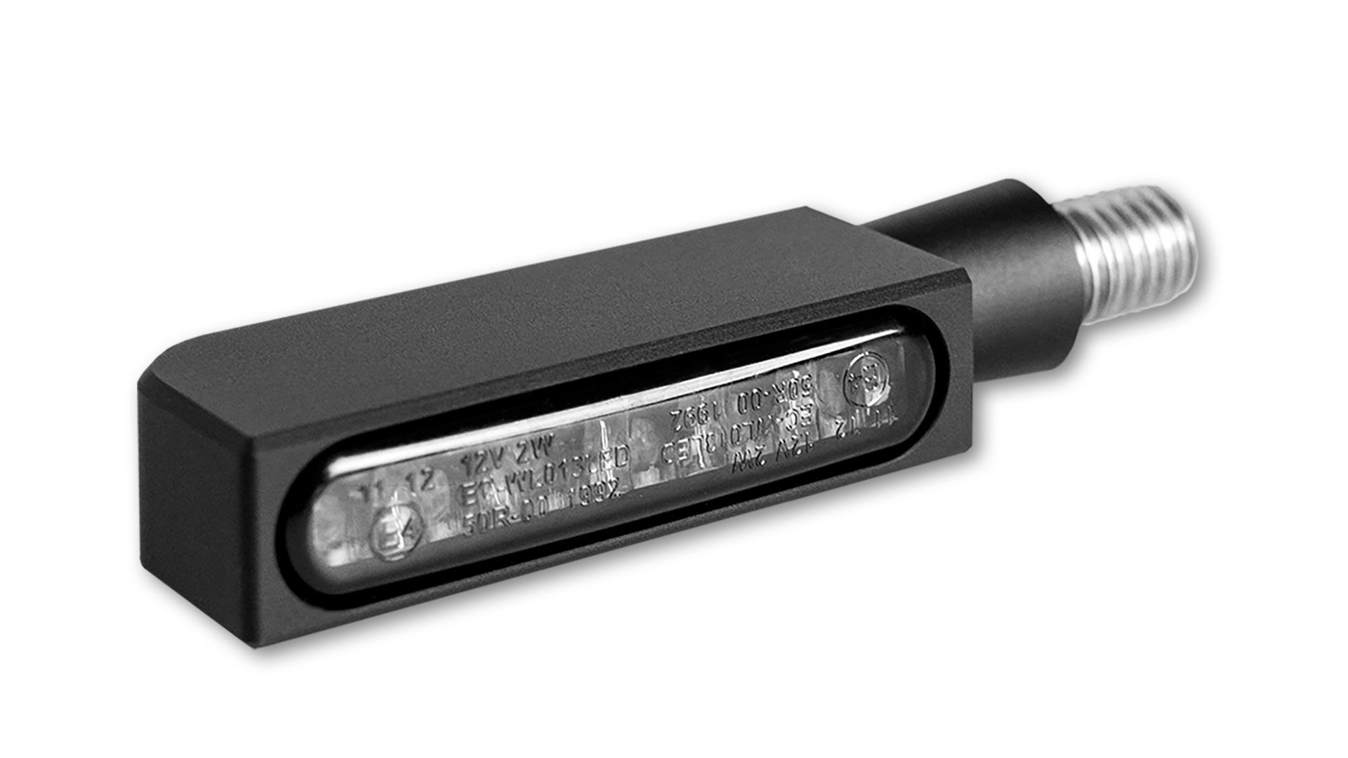HeinzBikes BLOKK-Line LED Blinker mit Positionslicht, multifit - alle Marken, schwarz
