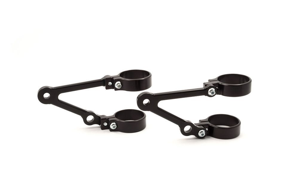 LSL Lampenhalter lang mit Blinkeraufnahme 56/59mm (Set)