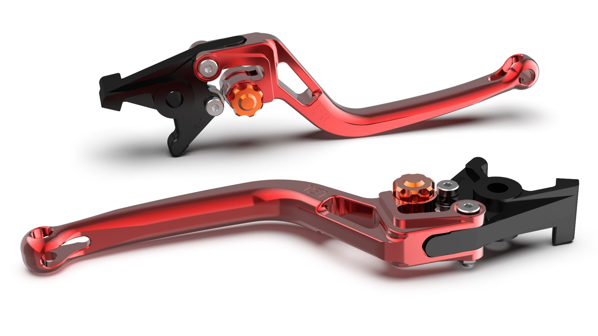 LSL Bremshebel BOW R40R, rot/orange