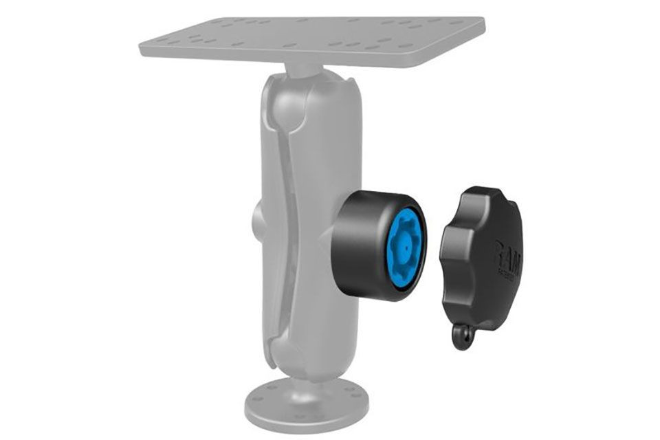 RAM Mounts Pin-Lock Sicherung und Adapter (7-Pin) - für C-Kugel Verbindungsarme (Stück)