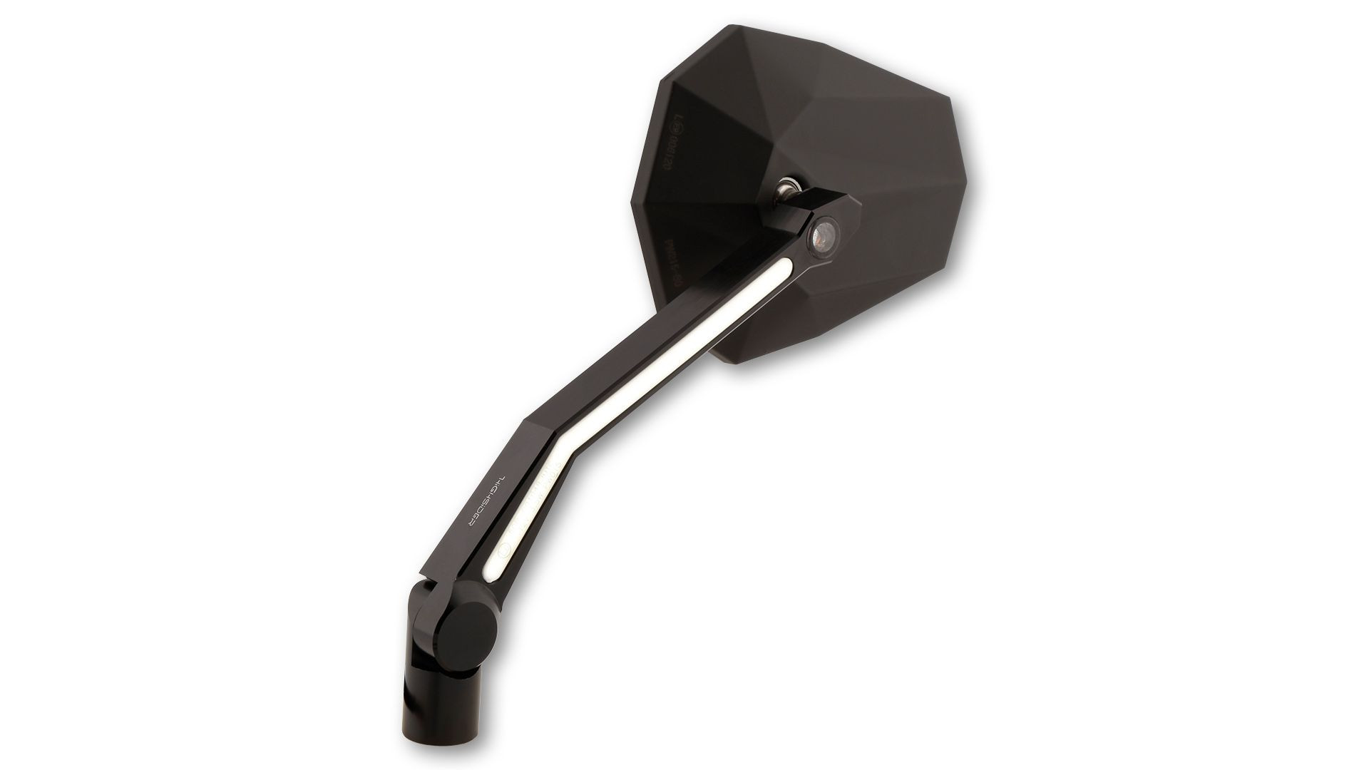 HIGHSIDER Spiegel STEALTH -X4 mit LED Blinker & Positionslicht