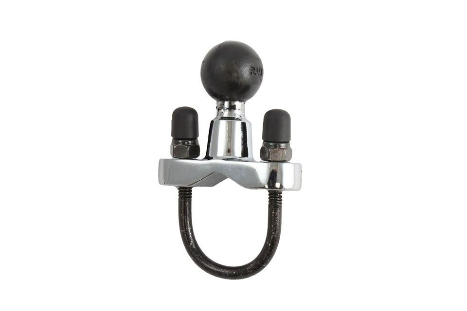 RAM Mounts Chrom-Klemmschelle - für 25,4-31,8 mm Ø, B-Kugel (1 Zoll) (Stück)