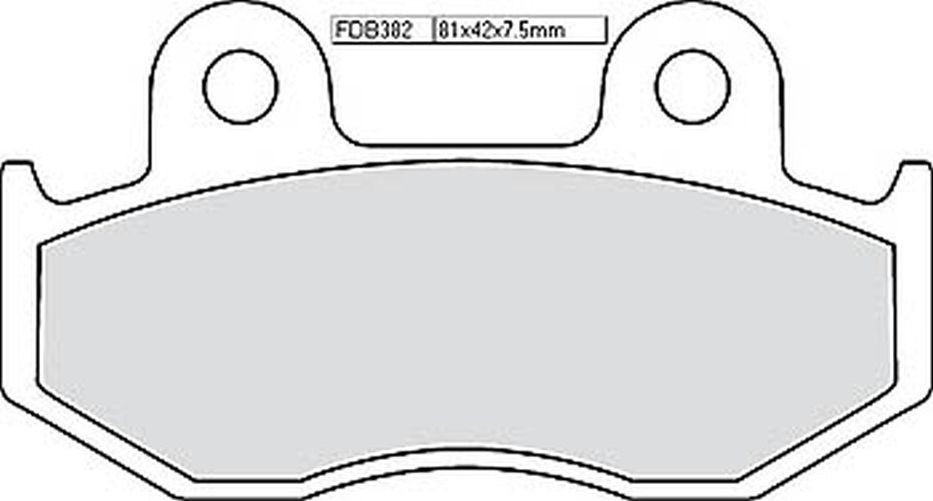 FERODO Bremsbelag FDB 382 Platinum (Satz)