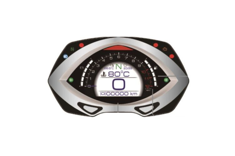 KOSO Digitales Multifunktions-Cockpit, RXF mit TFT Technologie (Stück)