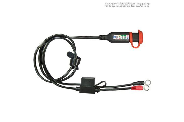 OPTIMATE Batteriestatus-Monitor zum Festeinbau mit Ösenkabel (No.128) (Stück)