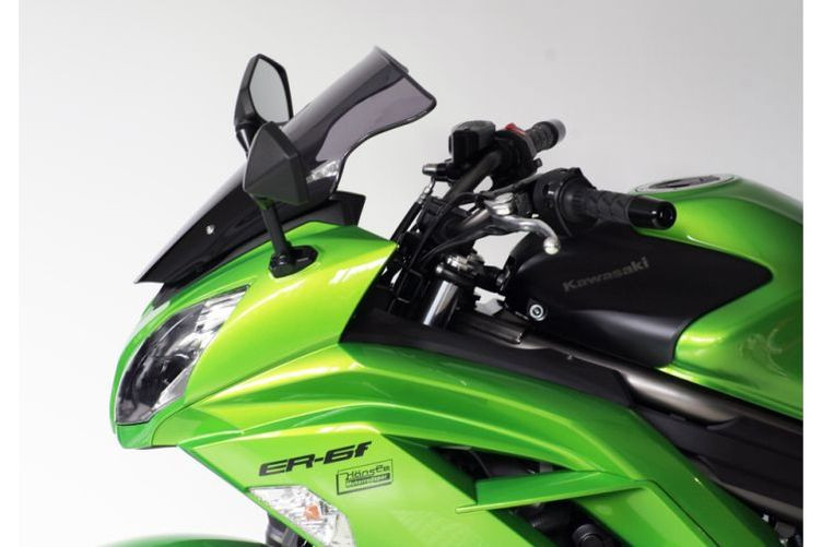 MRA-Verkleidungsscheibe, KAWASAKI ER 6 F, 12-, schwarz, Originalform (Stück)