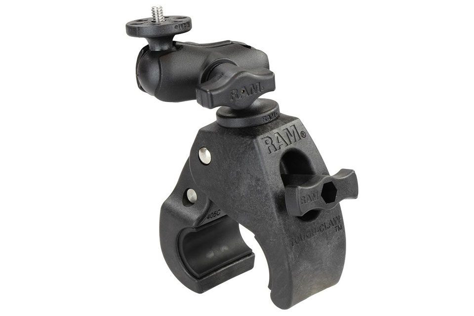 RAM Mounts Tough-Claw Kamerahalterung (kurz) mit 1/4 Zoll-20 Gewindestift - mit Tough-Claw (mittel) (Stück)