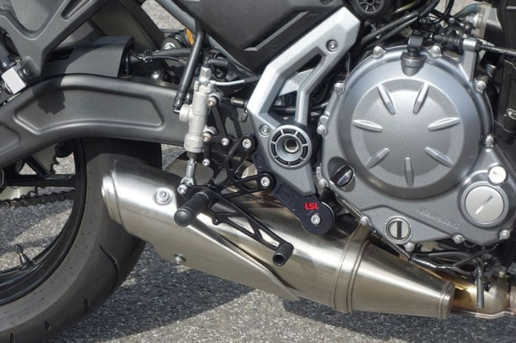 LSL Ersatzteil für Rastenanlage 110M018SW, Bremsseite, Moto Guzzi V7, -11, black (Stück)