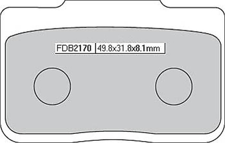 FERODO Bremsbelag FDB 2170 Platinum (Satz)