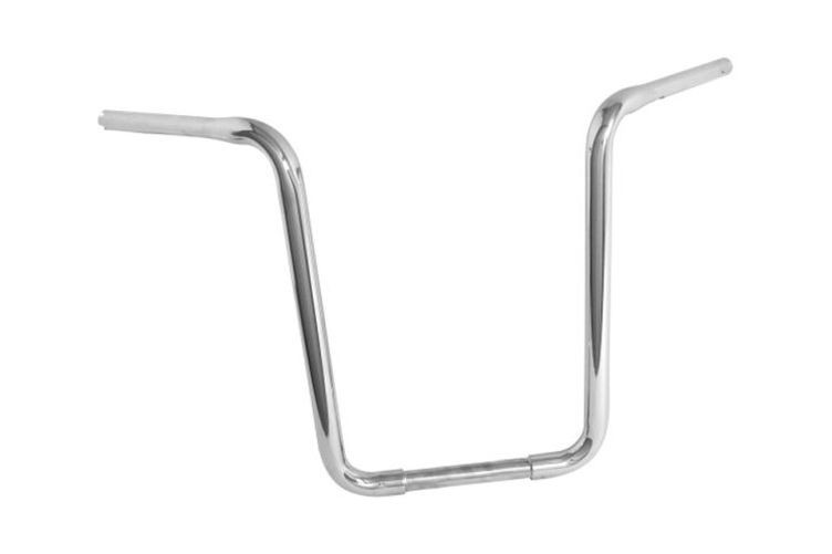HIGHWAY HAWK Lenker Fat Ape Hanger chrom (Stück)