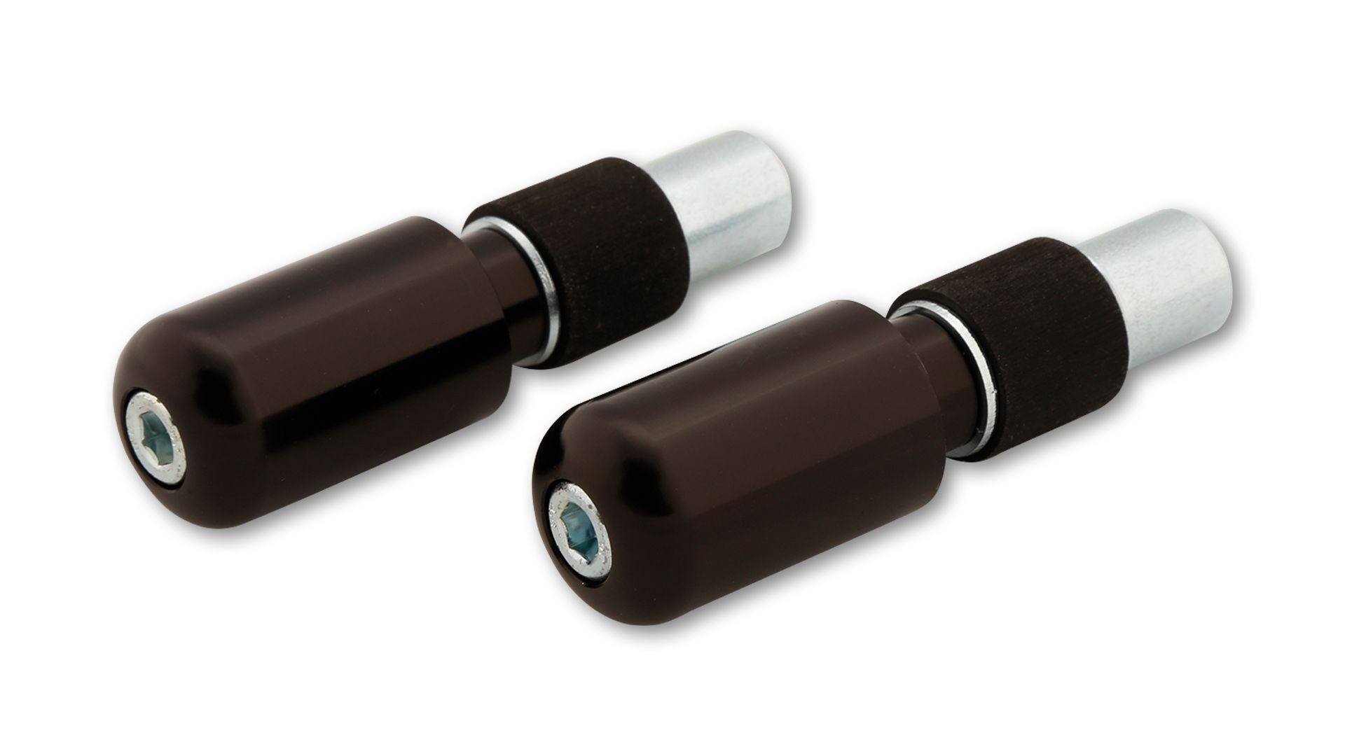 LSL Lenkerendstück Ø22mm, 35mm Lang, schwarz eloxiert, Ø18mm Klemmung (Stück)