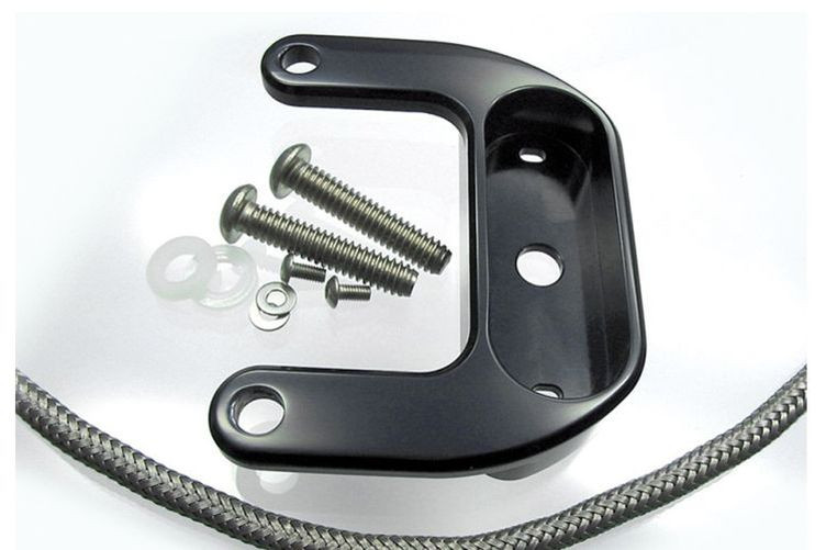 motogadget H-D Twin Cam Rockerbox Halter, schwarz (Stück)