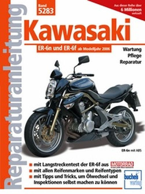 Motorbuch Bd. 5283 Reparatur-Anleitung Kawasaki ER-6n, 05- (Stück)