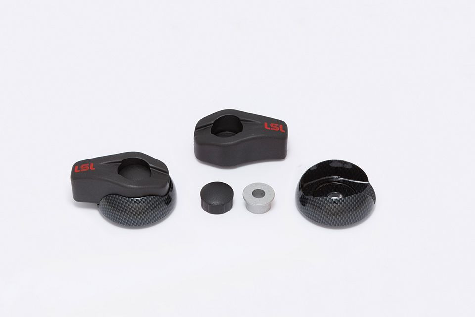 LSL Crash-Pads, Carbon-Look (Paar)