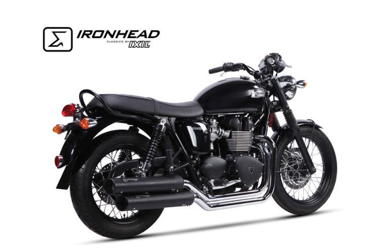 IRONHEAD IRONHEAD-Edelstahl Komplettanlage Triumph Bonneville T100, 07-15 (Stück)